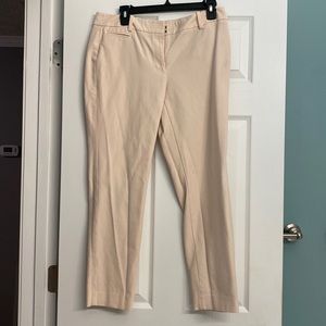 Blush Pink Slim Ankle Pants